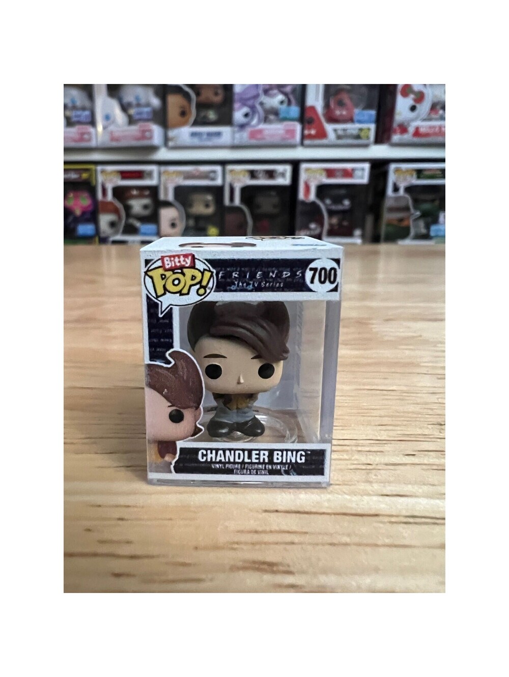 BITTY 80s Hair Chandler Bing Friends 1" Funko Pop #700 Matthew Perry Television